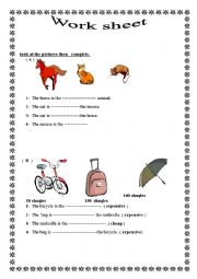 English Worksheet: compative superlative