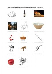 English Worksheet: STILL LIFE