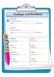 Feelings and Emotions