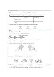 English Worksheet: how seeds grow