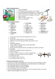 English Worksheet: Current events: Topless sunbather photographed by estate agent drone