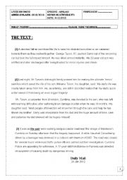 English Worksheet: Mid term test n2