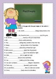 English Worksheet: Past Simple 