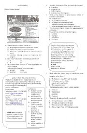 English Worksheet: advertisement