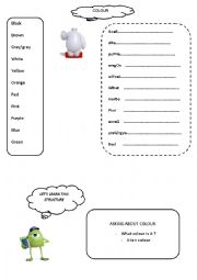 colour worksheet with BayMax Big hero