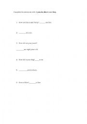 Grammar Worksheet - Personal Pronouns 