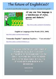 English Worksheet: globish