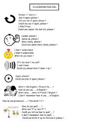 Classroom English Expressions
