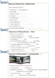 English Worksheet: Grammar Exercise