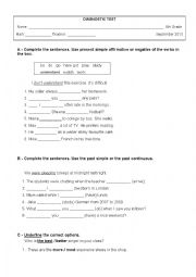 Diagnostic Test 8th Grade