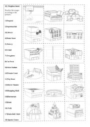 English Worksheet: Neighborhood