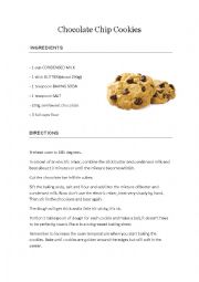 Chocolate Chip Cookies Recipe