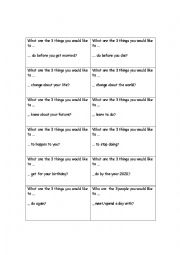 English Worksheet: Would like to