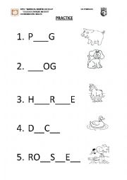 English Worksheet: Farm Animals