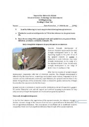 Civil Engineering-Reading Test