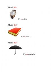 English Worksheet: Demonstrative pronouns and articles