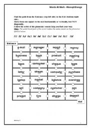 English Worksheet: Words at Work