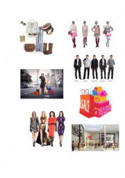 English Worksheet: Fashion and Shopping  Speaking