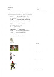 English Worksheet: Backpack gold 3 unit 2 practice exam