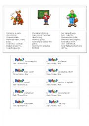 English Worksheet: Can cant