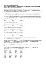 English Worksheet: OOPT Practice Test