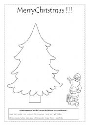 English Worksheet: merry christmas - vocabulary