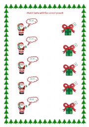 English Worksheet: Santa Addition