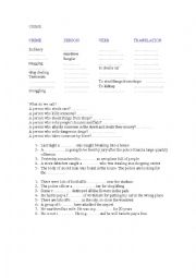 English Worksheet: CRIME vocabulary