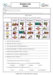 English Worksheet: school subjects 