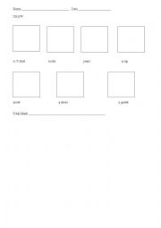 English Worksheet: checking vocabulary