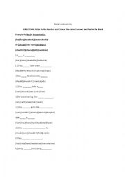 English Worksheet: modal verb activity