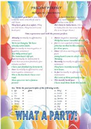 English Worksheet: present perfect