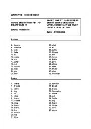 English Worksheet: SPELLING   