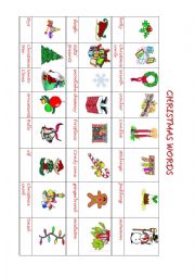 English Worksheet: Christmas vocabulary