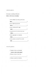 English Worksheet: Questions