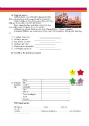 English Worksheet: Simple present