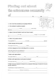 English Worksheet: Reporters around Spain