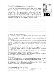 Lucy (movie activity) - intermediate
