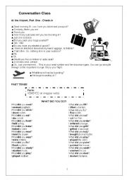 English Worksheet: At the Airport