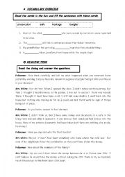 English Worksheet: exercises