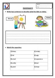 Grammar Worksheet