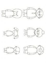 English Worksheet: FAMILY PUPPETS