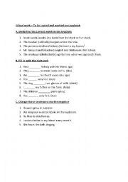 English Worksheet: Present Simple