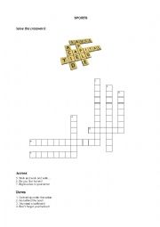 Sports Crossword