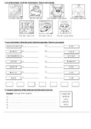 English Worksheet: opposite adjectives