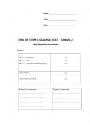 Science test