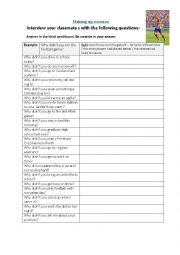 English Worksheet: Conditionals - excuses