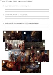 English Worksheet: Merlin Episode 1 