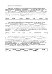 English Worksheet: Vocabulary