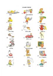 English Worksheet: can-ability